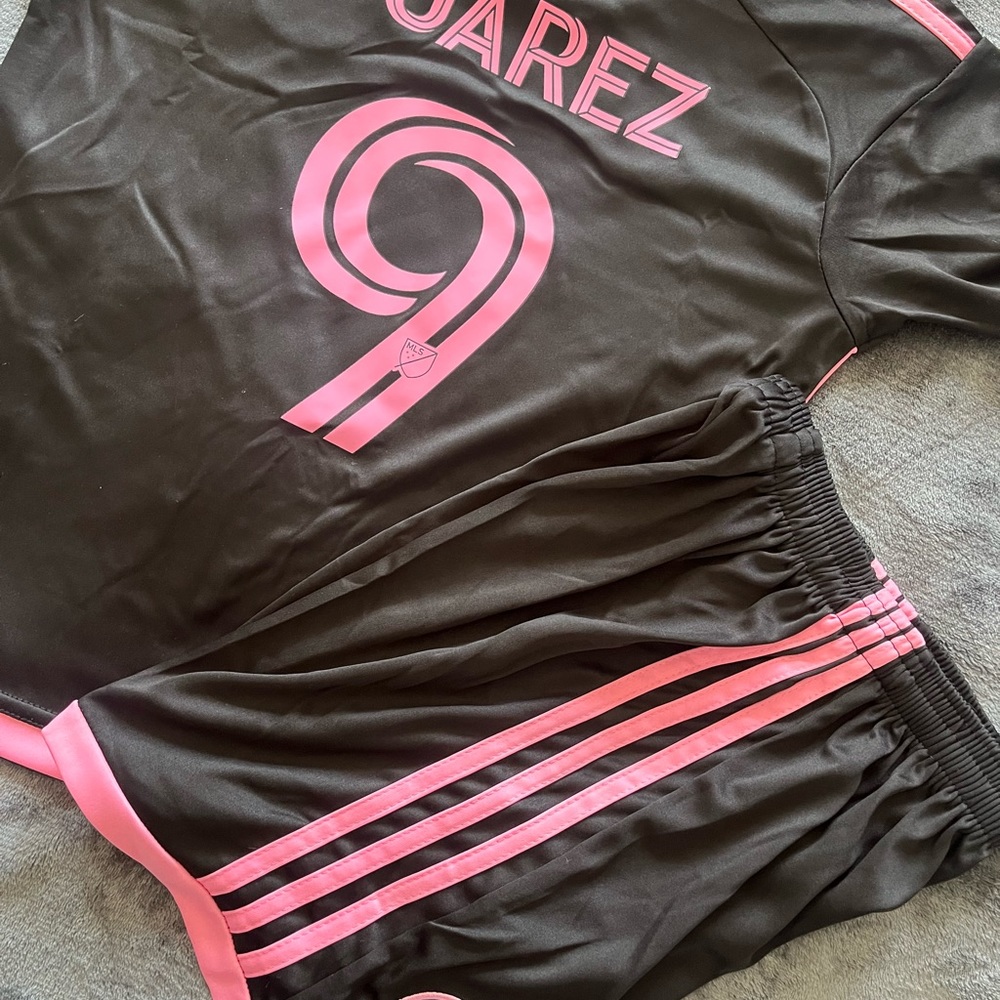 Inter Miami Suárez  #9 Sets Jersey and Short for kids all size #newmodel